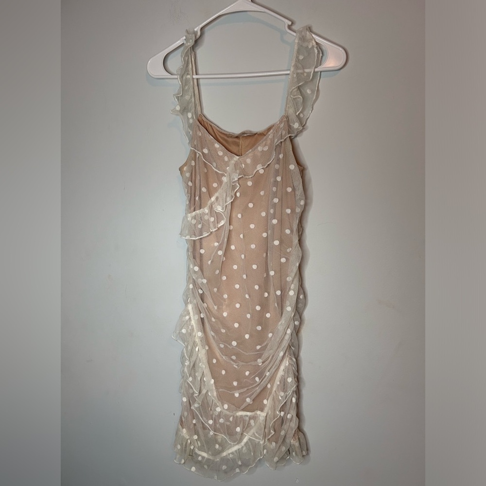 North end polka lace dress